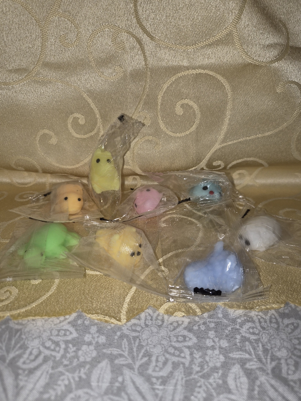 Colorful animal squishies